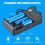 3 Slots USB 18650 Battery Charger For Charging 3.7V Lithium Battery 9