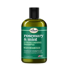 Difeel Rosmarin Minze stärkendes Shampoo mit Biotin 12 oz. - Mit natürlichem Rosmarinöl für Haarwachstum, sulfatfrei