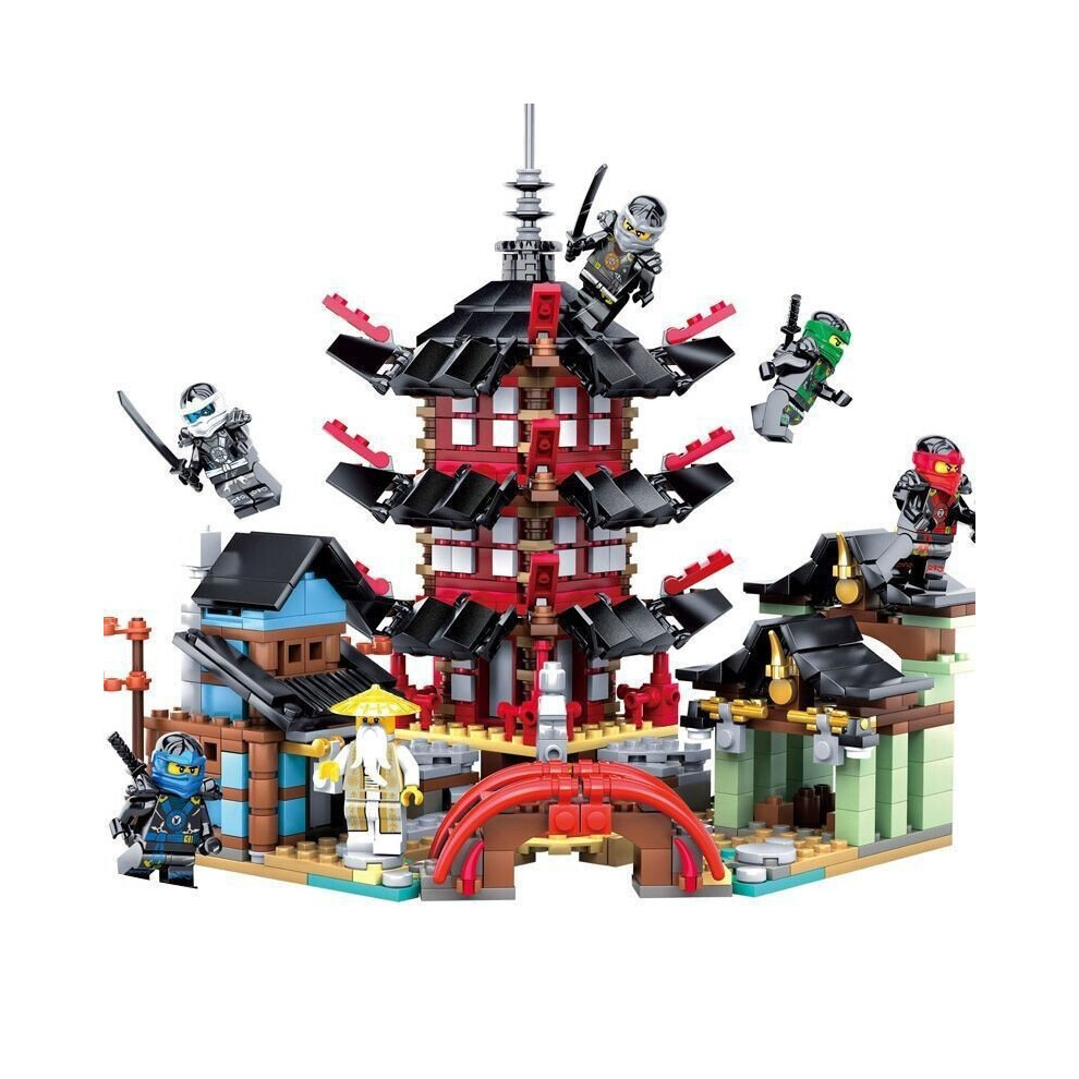 Temple Ninjago 742pcs Building Block Toy Figure Model Kid Collection Boy Gift