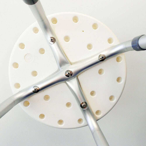 NES Home Round Non Slip Shower & Bath Stool Light Weight Adjustable Feet 1