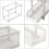 Living And Home 2 Tier Shelf Corner Organizer Bathroom Kitchen Storage Rack 9