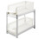 Living And Home 2 Tier Shelf Corner Organizer Bathroom Kitchen Storage Rack 6