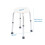 NES Home Round Non Slip Shower & Bath Stool Light Weight Adjustable Feet 5