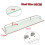 Living And Home (50CM) Tempered Glass 6MM Wall-Mounted Bathroom Shelf 5