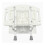 NES Home Wall Mounted Folding Down Shower Seat with Adjustable Legs & Gripping Handles 3