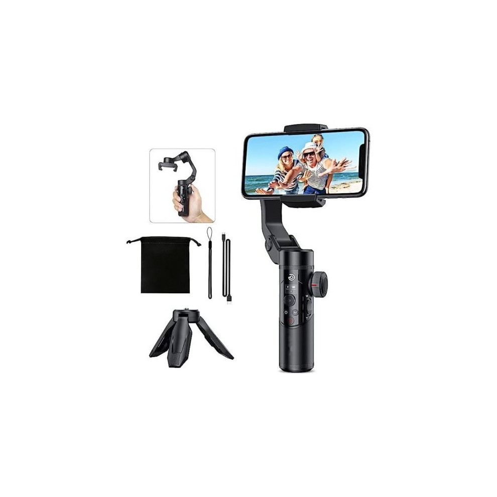 Popozono 3-Axis Gimbal Stabilizer for Smartphones, Portable Phone Stabilizer