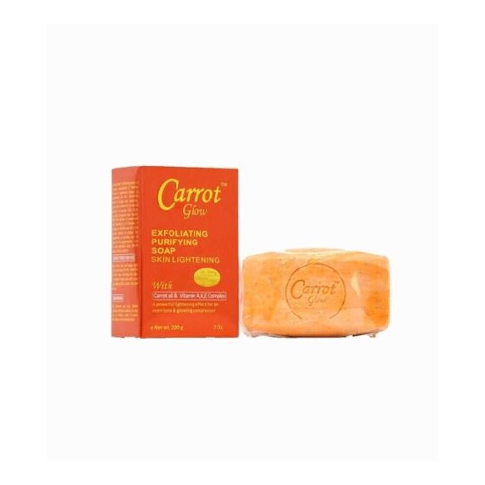 Carrot Glow Exfoliating Purifying Soap Skin Lightening 200g