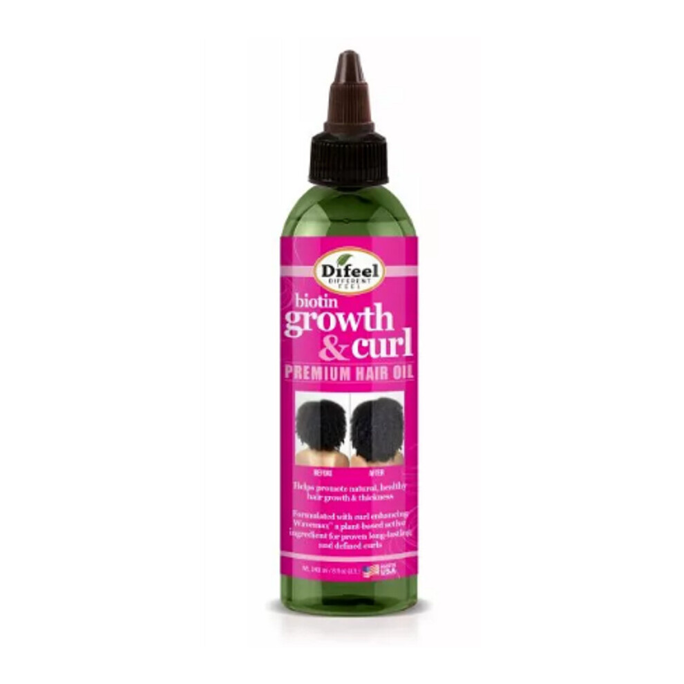 Difeel Growth And Curl Difeel Growth & Curl Biotin Premium Hair Oil 8Oz
