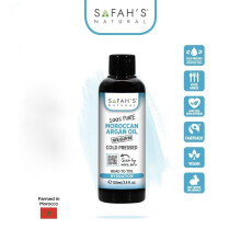 Safah's Natural COLD PRESSED 100% PURE VIRGIN MOROCCAN ARGAN OIL 100ML