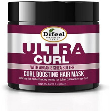 Difeel Ultra Curl with Argan&Shea Butter Curl Boosting Hair Mask 12oz