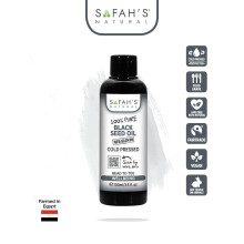 Safah's Natural COLD PRESSED 100% PURE BLACK CUMIN SEED OIL 100ML