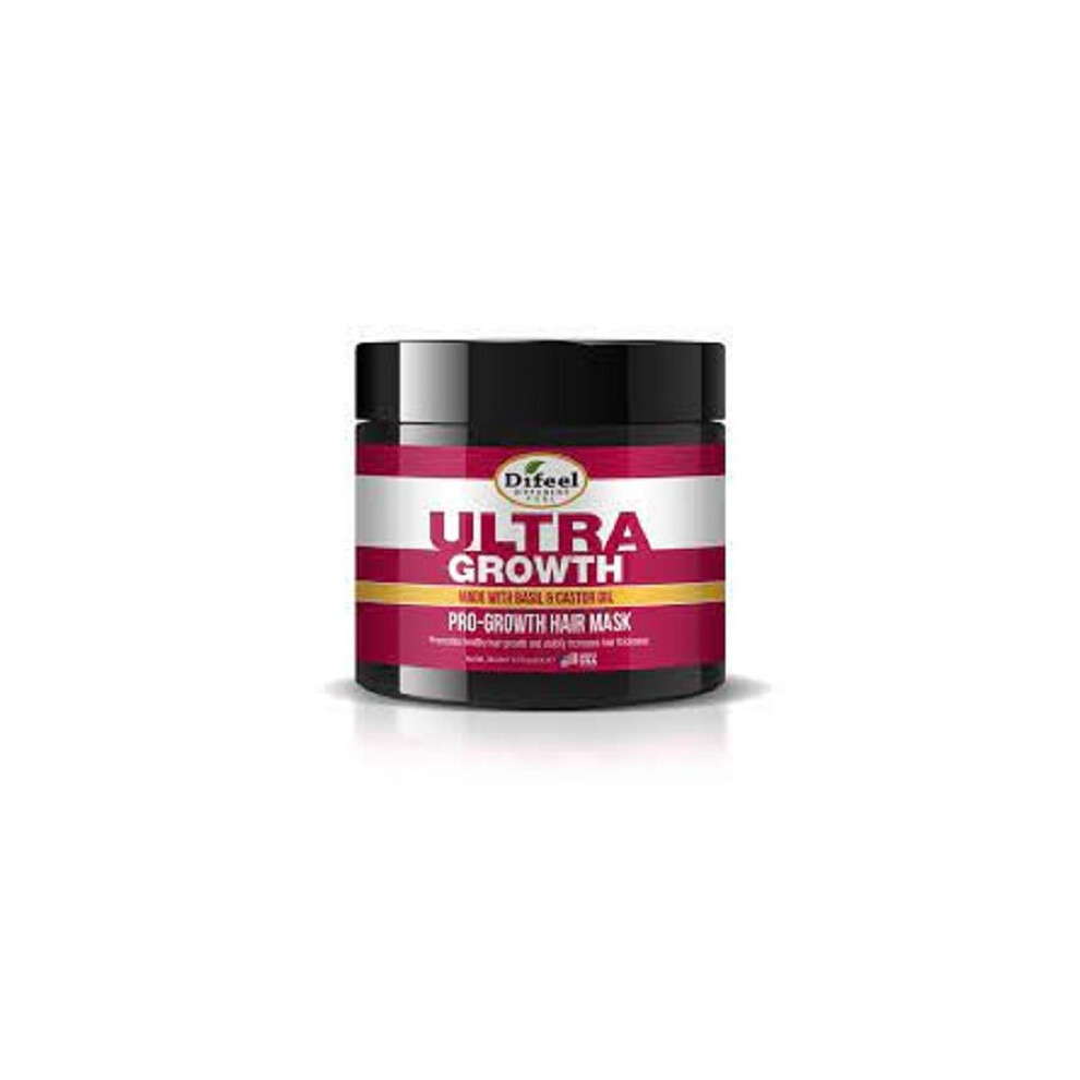 Difeel Ultra Growth Basil & Castor Oil Pro Growth Hair Mask 12Oz
