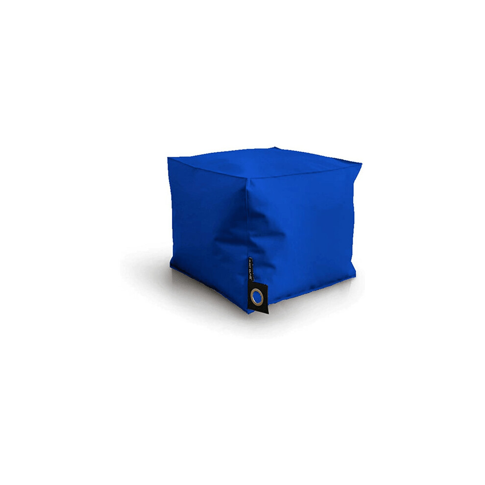 (Navy) Cube Bean Bag Stool ,Water Resistant,