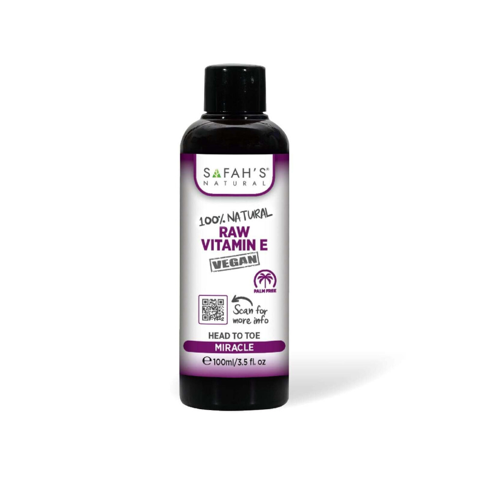 Safah's Natural 100% Natural RAW VITAMIN E 100 ML