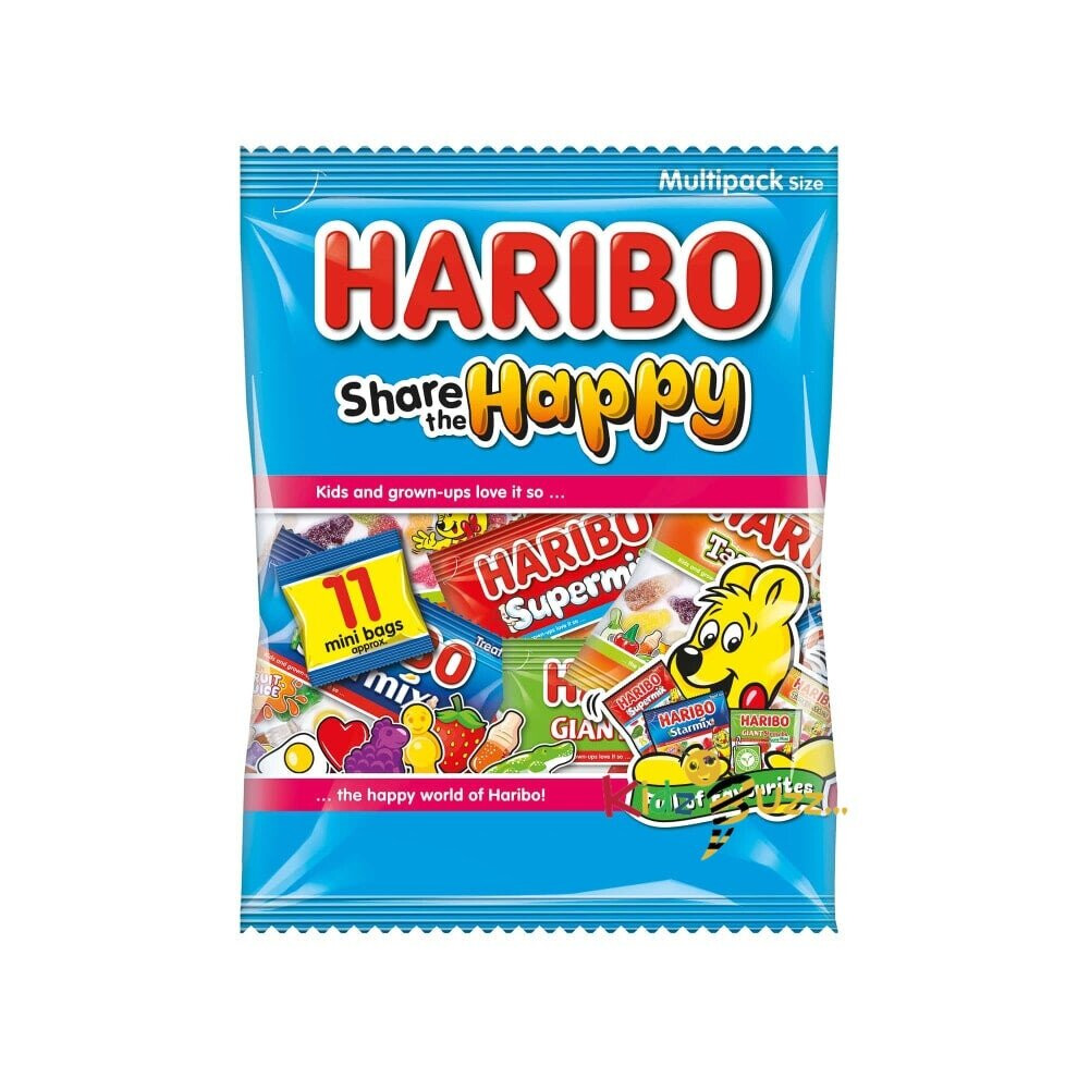 Haribo Share the Happy Mini Bags 176g X 4