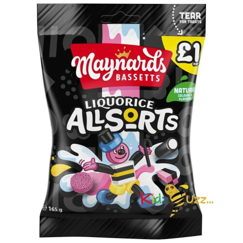 Bassetts Liquorice Allsorts 165g X 4