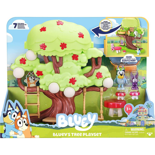 Bluey Bluey's Tree Playset With Secret Hideaway 2