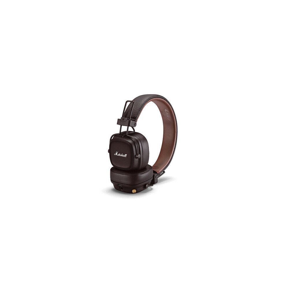 Marshall (Brown) Major Headband Wireless Bluetooth Headset Brown