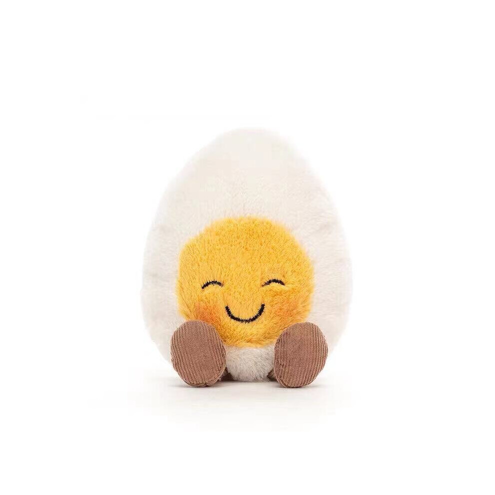 (02) Boiled Egg Plush Cuddly Plushies Doll Stuffed toys