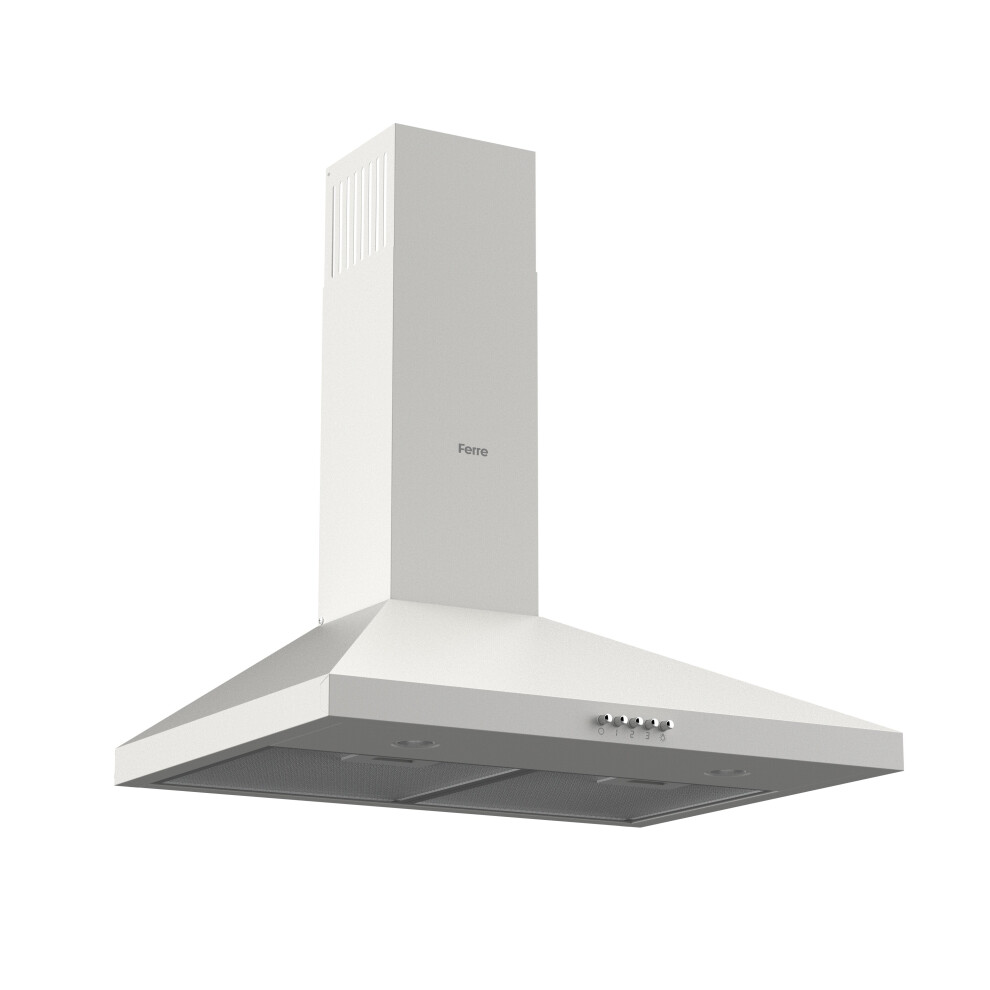 Ferre PH600-PWH 60cm Pyramid Chimney Cooker Hood Kitchen Extractor Fan