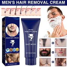 60ml Men Permanent Beard Removal Cream Depilatory for Face Body Hair Remover