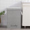 Living And Home (Grey) Washing Dirty Clothes Laundry Basket Bin Storage 2
