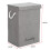 Living And Home (Grey) Washing Dirty Clothes Laundry Basket Bin Storage 4