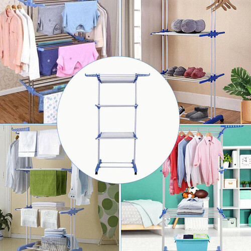 Foldable Extra Large 3 Tier Outdoor Clothes Airer 2