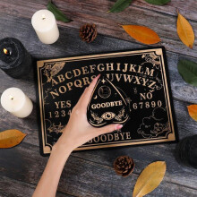12inch Wooden Divination Pendulum Board Engraved Magic Witch's Ouija Board Kits