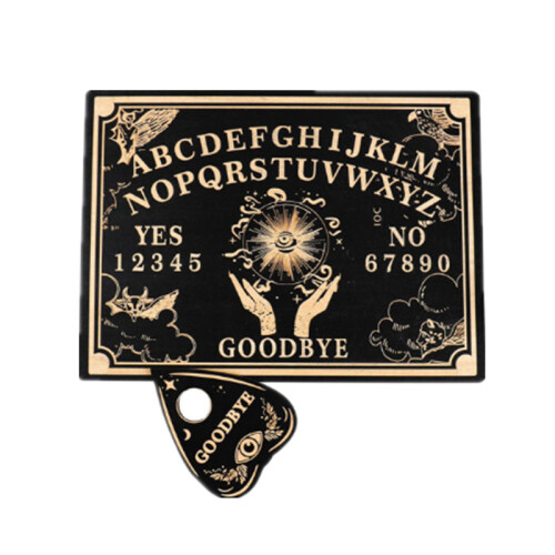 12inch Wooden Divination Pendulum Board Engraved Magic Witch's Ouija Board Kits 1