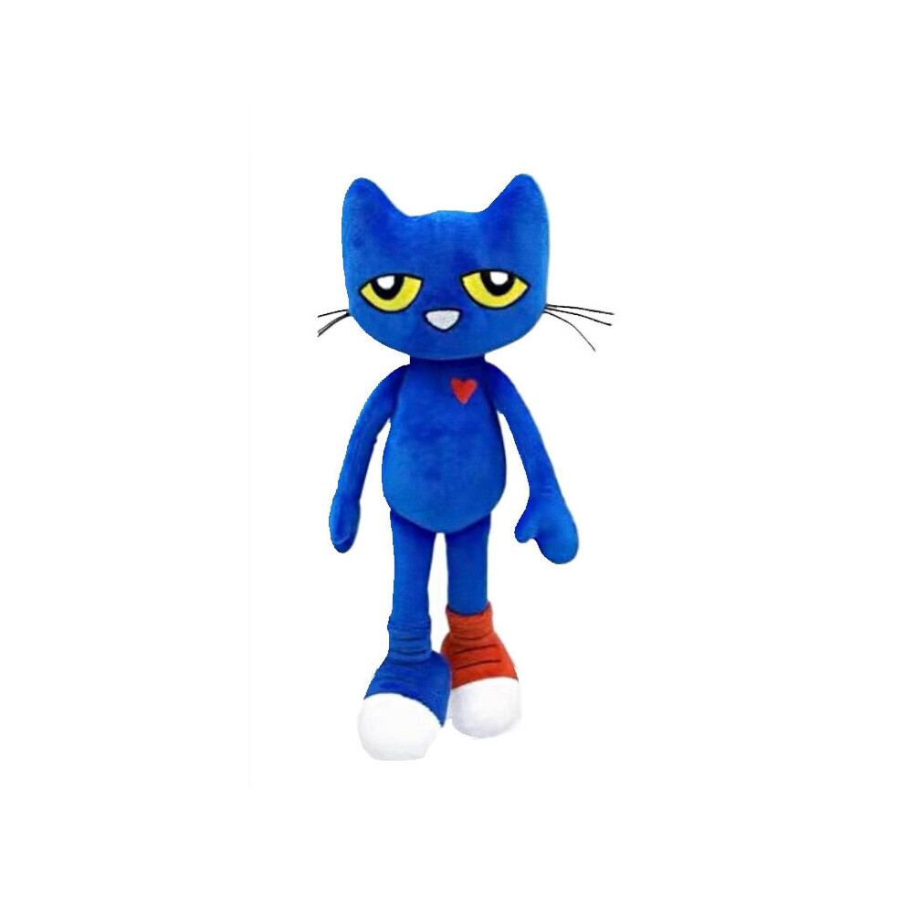 (A) Cartoon Plush Doll Pete The Cat Character Soft Toy