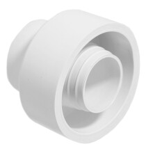 External Toilet Flush Cone Rubber White Pipe to Pan Sealing Flexible Stretch Washer WC Connector