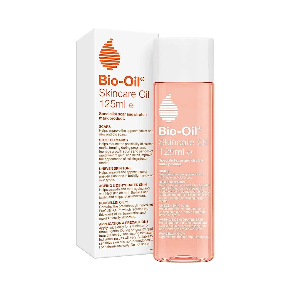 Bio Oil Skincare Oil Improve the Appearance of Scars Stretch Marks and Skin Tone - 125ml