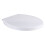 White Oval Toilet Seat Soft Slow Close Easy Clean Bottom Fixing Hinges 3