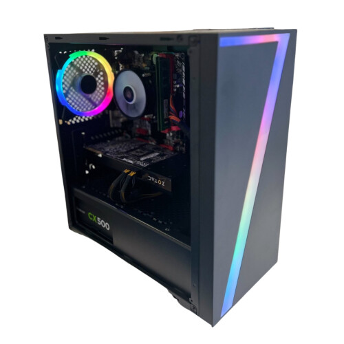 Nemesis II Giga Gaming RGB PC - Core i5, 8GB DDR3, 500GB SSD, GT710, Windows 10 Home - Code: Giga GamingNemesisIIi58GB250GB