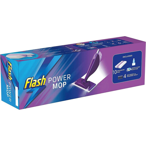 Flash Flash Powermop Floor Cleaner Starter Kit, All-In-One Mopping System 1