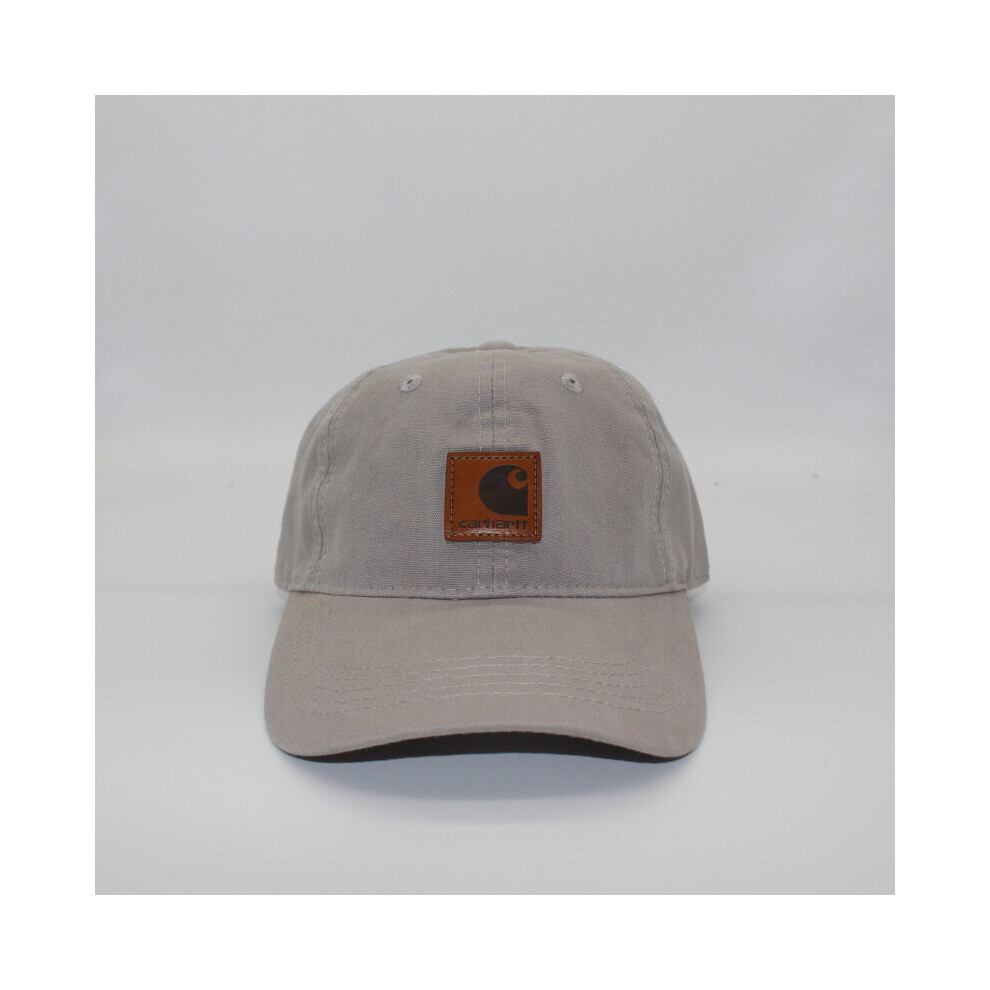 (Grey) Mens Carhartt Baseball Cap Hats Travel Adjustable Canvas Adults Women Unisex