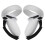 (White) 5 In1 Front Cover Eye Mask Pad For Oculus Quest 2 Touch Controller Silicone Grip Skin Thumb Button Knuckle Strap 1