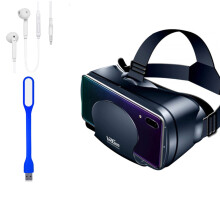 (Type B) 3D VR Glasses Virtual Reality Full Screen Visual Wide-Angle VR Glasses For 5.0-7.0 Inch Smart Phones For iPhone XS 11Pro Huawei P30 P40 Pro Mi10