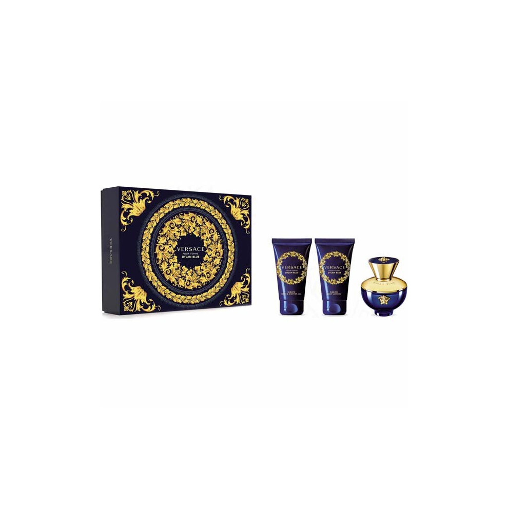 Versace Dylan Blue Pour Femme Eau de Parfum 50ml Spray Gift Set