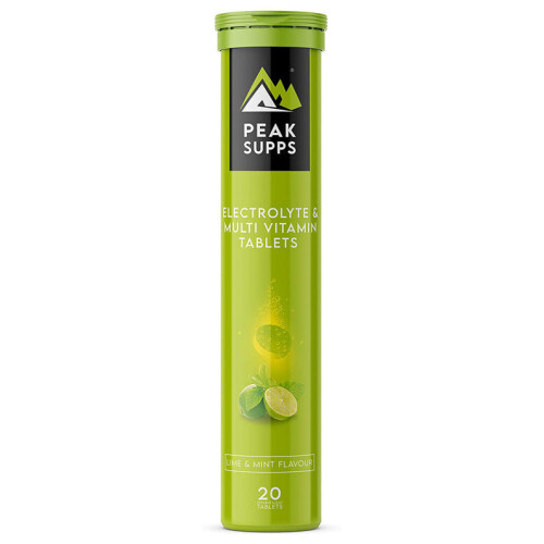(2 Tubes (40 Tablets)) Electrolyte & Multi Vitamin Effervescent Tablets - Lime Mint 1