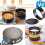 3Pcs Non Stick Spring Form Round Cup Cake Baking Tin Tray Pan Bakeware 3