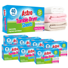 (280 sheets (7 x 40pk)) Tumble Dryer Sheets Fresh Linen Scented