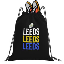 Drawstring Bag Leeds Leeds Leeds Sport Gym Bag Travel Adult Kid