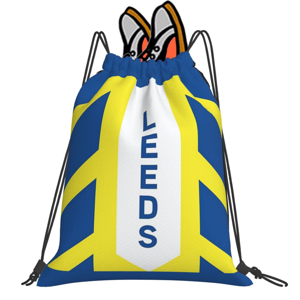Famgem Drawstring Bag Leeds United Sport Gym Bag Travel Adult Kid