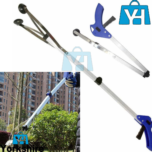 PickUp Reach Tool Grabber Helping Hand Foldable Trash Picker Arm Stick 1