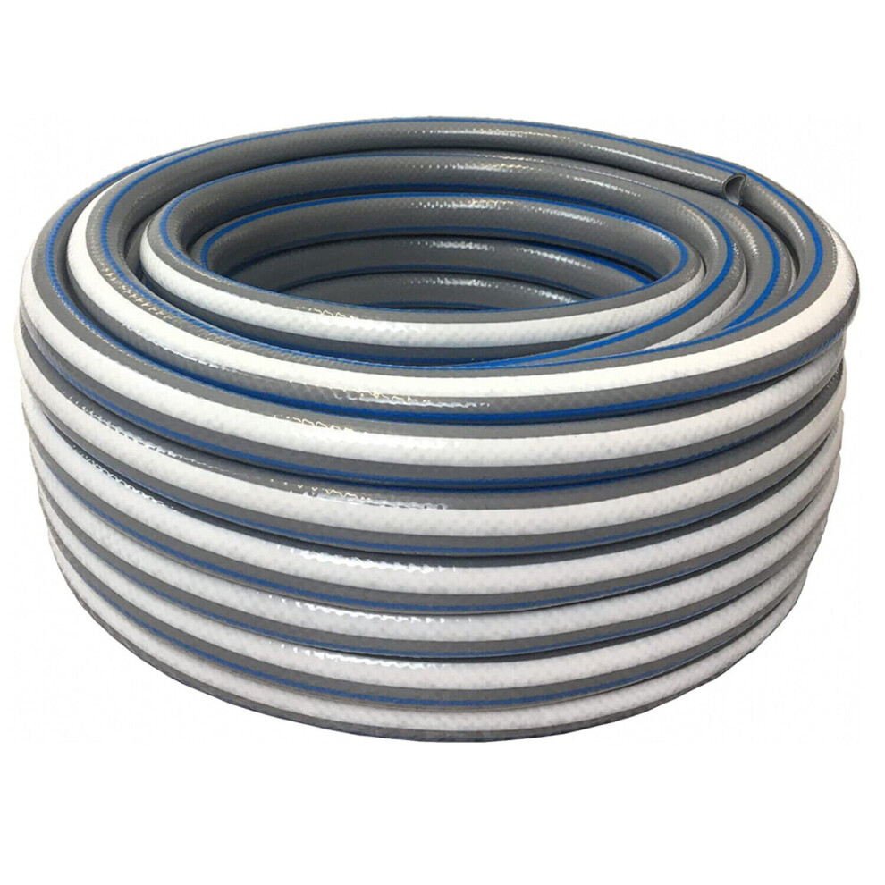 (25m) GARDEN HOSE PIPE, 4 LAYER-KINK RESISTANT, HEAVY DUTY WATERING HOSE PIPE 1/2"