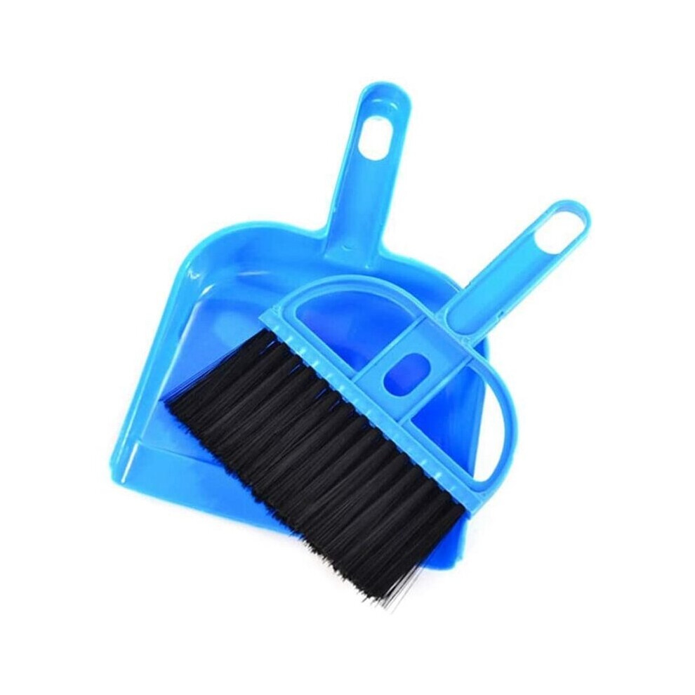 Mini Dust Pan and Brush Set for Guinea Pig Toys, Cleaner Hedgehog Supplies, Small Broom and Dust Dust for