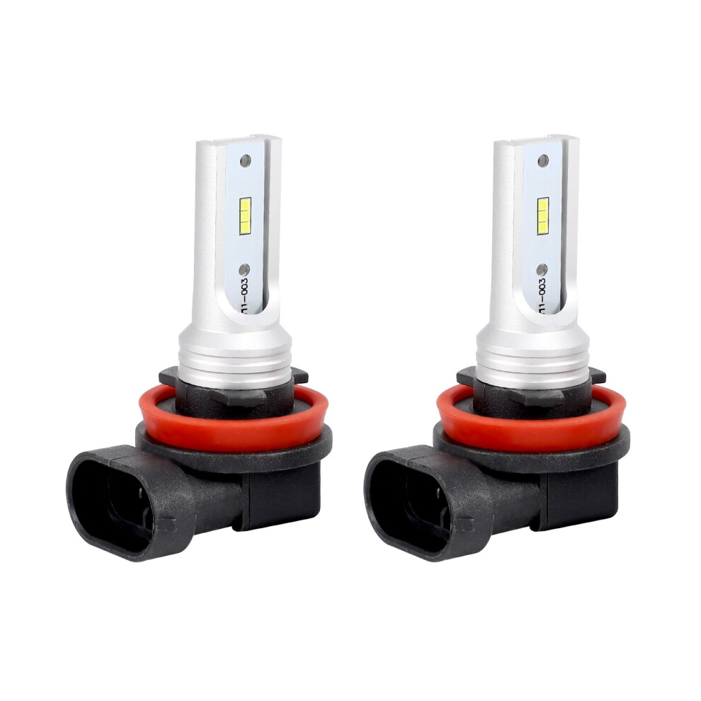 H8 H11 H16 Led Fog Bulb, H16 Led Fog Lamp Csp-Y11, Cool 6500K (Pack Of 2) Light/White 4762016930912