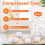 500Pcs Disposable Compressed Towel Wipes Tablet Travel Tissue 5